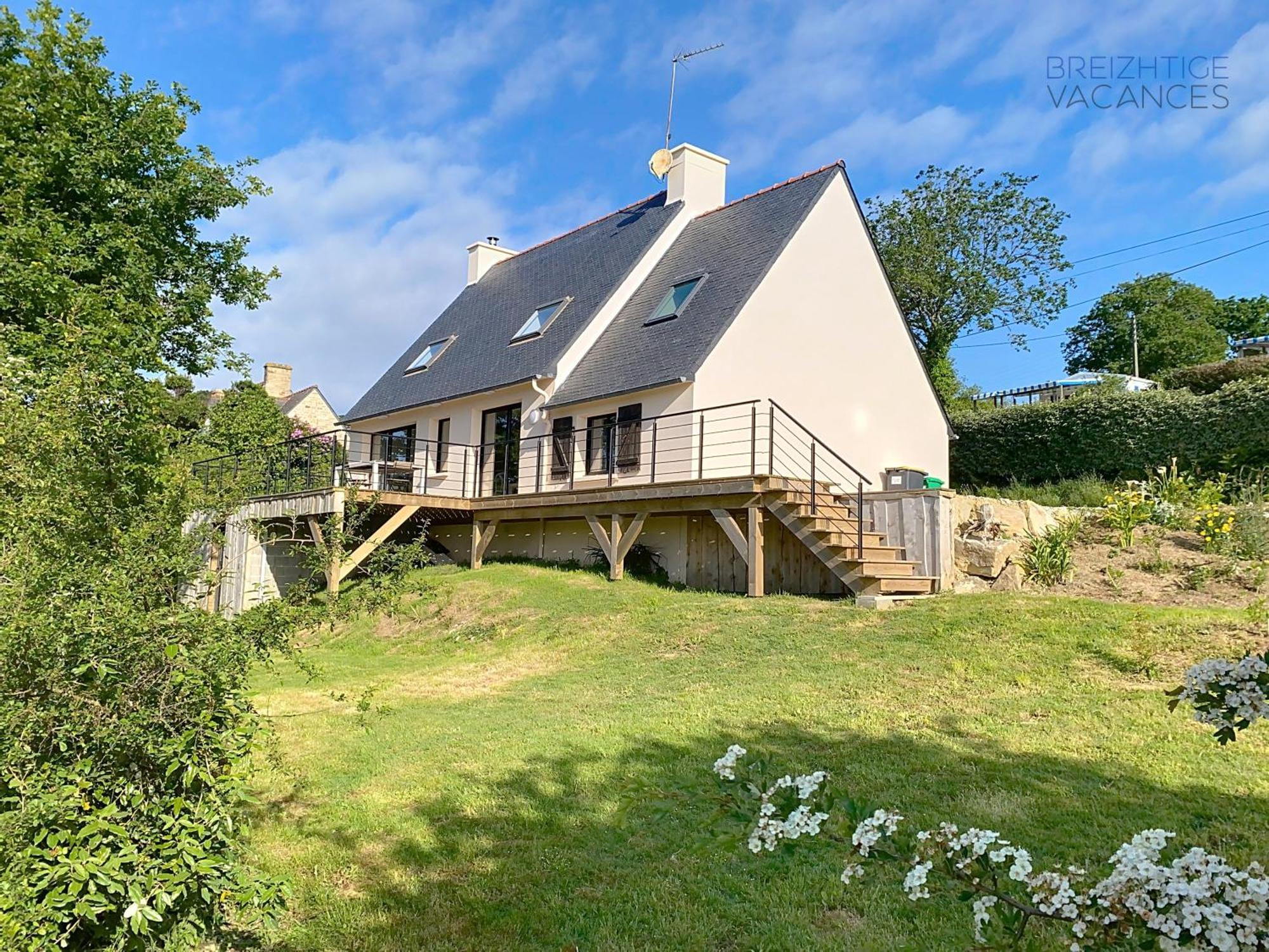 Maison Anemone - Vue Mer - Crozon, Bretagne エクステリア 写真